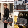 Canvas Duffle Bag For Travel, 50L Expandable Carry on Overnight Travel - 2 of 4