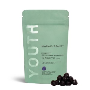 Imarais Beauty Youth Anti-Aging Gummies for Wrinkles, Discoloration - Vegan and Sugar-Free - 30ct - 1 of 4