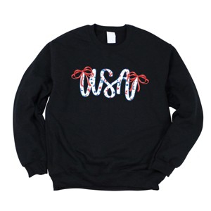 Simply Sage Market USA Cursive Coquette Sweatshirt - 1 of 4