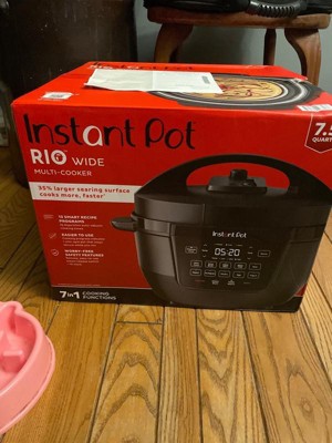 Instant Pot Rio Wide 7.5qt 7-in-1 Electric Pressure Cooker & Multi
