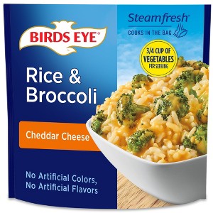 Birds Eye Frozen Rice and Broccoli in Cheddar Cheese Sauce - 10.8oz - 1 of 4