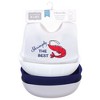 Hudson Baby Infant Boy Silicone Bibs 3pk, Seafood, One Size - 2 of 2