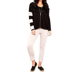Women's Stripe Zip Hoodie - Angel Apparel - 1 of 2