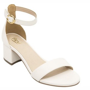 Flexi Women's Leather Ankle Strap Dress Sandals - 1 of 3