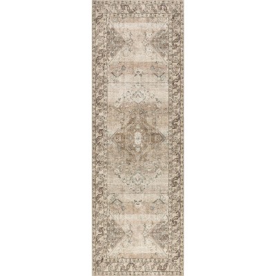 Nuloom Hillstone Collection Ahmeira Traditional Vintage Medallion Area Rug