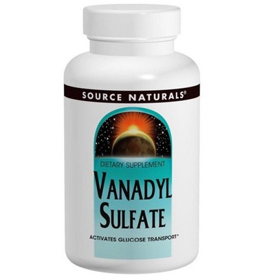 Vanadyl Sulfate 10 mg by Source Naturals, Inc.  -  200 Tablet