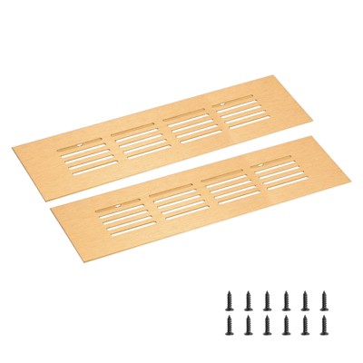 Unique Bargains Rectangle Ventilation Grille, Aluminum