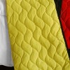 Slickblue Handmade 3PC Vermicelli-Quilted Patchwork Quilt Set, Full/Queen Size, 2 Design Options, 3-Piece Set - 2 of 4