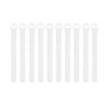 Wrap-It Self 10pk Gripping Cable Ties 8" White - 3 of 4