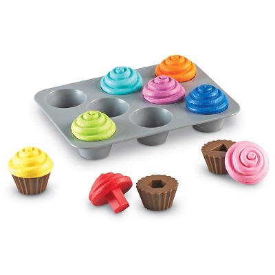 TOMY Toomies Shake and Sort Cupcakes  Educational Shape Sorter Toy  Suitable From 10 Months