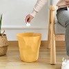LunaLulinlk Yellow 2.64 Gallon Bathroom Trash Can, Small Trash Can for Kitchen, Bathroom, Office, Bedroom, Living Room Trash Can - 3 of 4