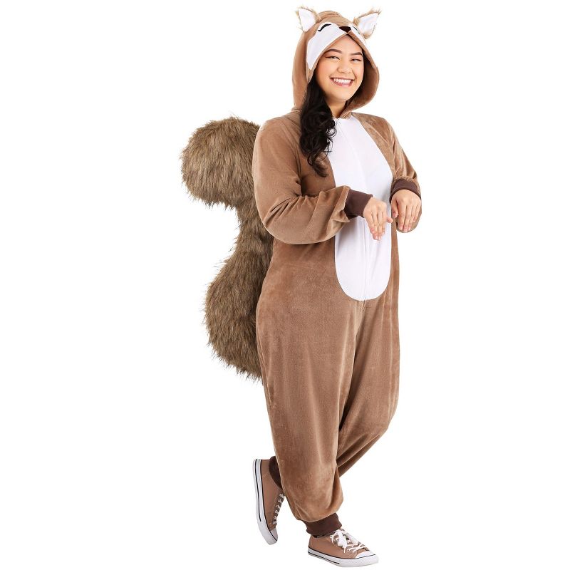 HalloweenCostumes.com Women's Scampering Squirrel Plus Size Costume, 1 of 3