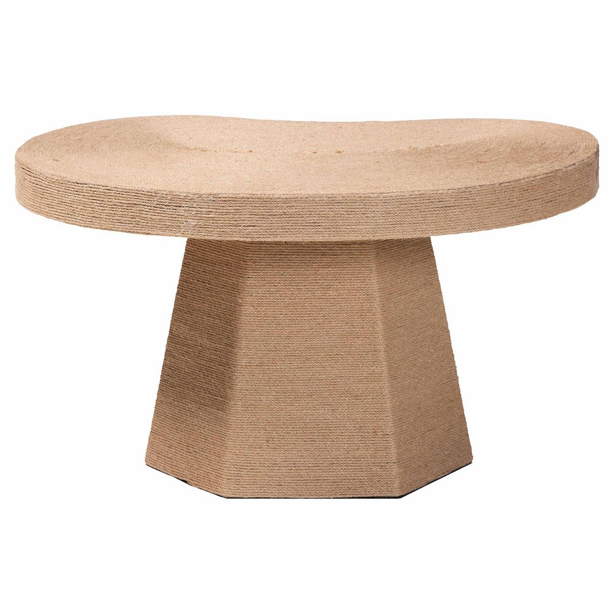 bali & pari Lenka Natural Jute Coffee Table Natural Brown - thumbnail 5