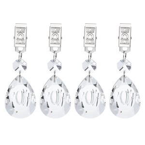 Unique Bargains Metal Outdoor Garden Decorative Tablecloth Weight Clips 4 Pcs - 1 of 4