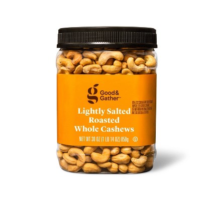Lightly Salted Roasted Whole Cashews - 30oz - Good & Gather™