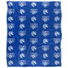 Fayetteville State University Logo Pattern Silky Touch Blanket White 50x60 - 2 of 4