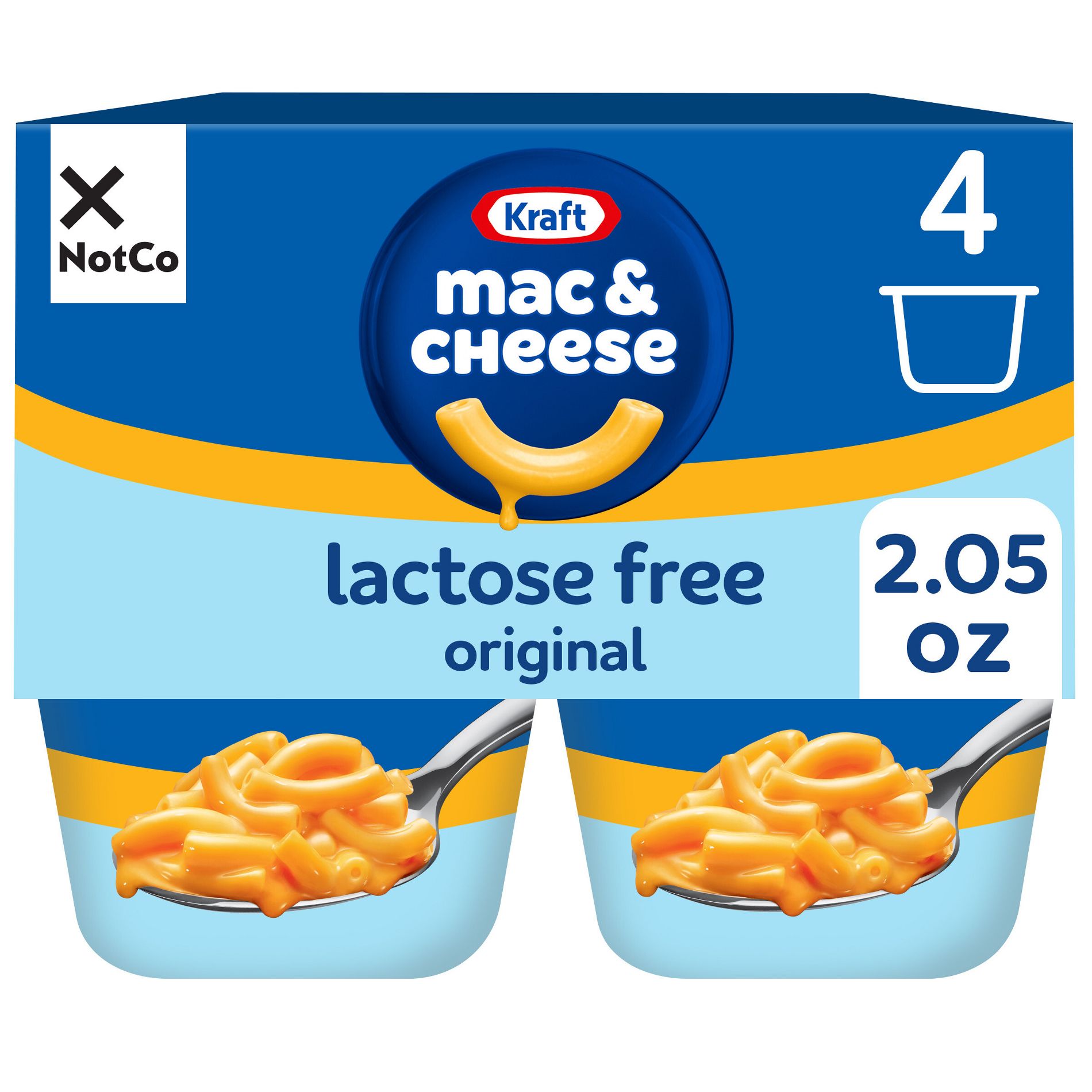 Kraft x NotCo Plant Based Original Mac and Cheese Cups - 8.2oz/4ct