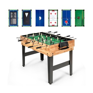 Costway 10-in-1 Combo Game Table Set, Multi Game Table for Home, Game Room - 1 of 4