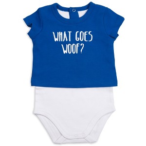 Pavilion Gift Company - Blue Puppy - 12-24 Months Shw-onesie   - Leotards and Bodysuits - 1 of 4