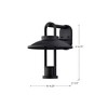 Nuvo Lighting Harriman 1 - Light Lantern in  Matte Black - 2 of 4