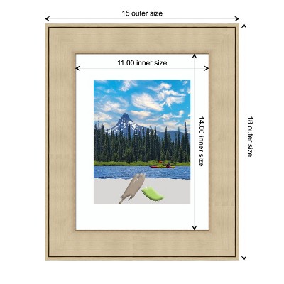 Classic Honey Silver Polystyrene Wall Picture Frame