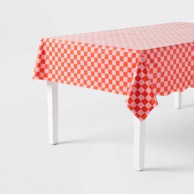 Valentine's Day Checkered Table Cover - Spritz™