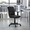 Emma and Oliver Mid-Back Quilted Vinyl Swivel Task Office Chair with Arms - image 2 of 4