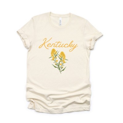 Simply Sage Market Women's Kentucky Flower Colorful Short Sleeve Graphic Tee