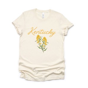 Simply Sage Market Women's Kentucky Flower Colorful Short Sleeve Graphic Tee - 1 of 3