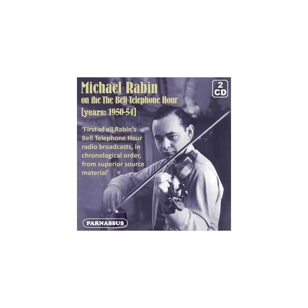 Michael Rabin - Michael Rabin on the Bell Telephone Hour 1950/54 Complete (CD)