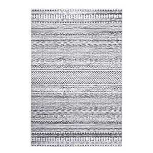 Washable Modern Geometric Printed Rug Non Slip Low Pile Rug Soft Throw Floor Cover Foldable Indoor Carpet for Living Room Bedroom Playroom - 1 of 4