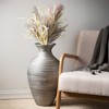 Sullivans 25.5", 19.5" & 14.25" Modern Gray Bamboo Vase Set of 3 - 3 of 3