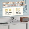 GALAXHERO Dresser TV Stand with LED Lights and Charging Station, 9 Fabric Drawer Chest for Bedroom, Living Room, Closet, Wood Top, 55 Inch - 4 of 4