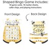 Big Dot of Happiness Little Bumblebee - Picture Bingo Cards and Markers - Baby Shower Shaped Bingo Game - Set of 18 - 3 of 4