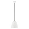 Livex Lighting Arlington 1 - Light Pendant in  White/Brushed Nickel - 2 of 4