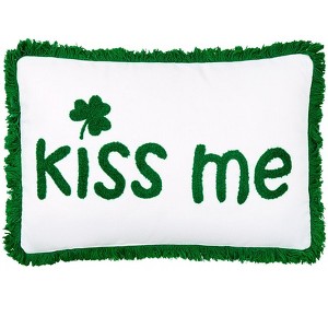 The Lakeside Collection St. Patrick's Day Embroidered Decorative Pillow - 1 of 4