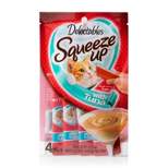 Delectables Squeeze-Up Tuna Flavor Cat Treat - 4ct