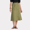 Women's Poplin A-Line Skirt - Universal Thread™ - 4 of 4