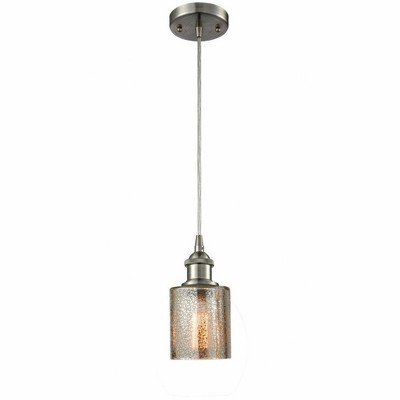 Cobbleskill - 1 Light Cord Hung Mini Pendant In Industrial Style-8 Inches Tall and 5 Inches Wide