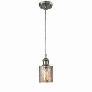 Cobbleskill - 1 Light Cord Hung Mini Pendant In Industrial Style-8 Inches Tall and 5 Inches Wide - 1 of 1