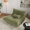 Bean Bag Chairs for Adults, Memory Foam Couch Single Sofa Chair with Suede-Like Fabric, Cozy Comfy Reading Nook Chairs, Floor Chair for Living Room - 3 of 4