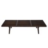LeisureMod 60" Mid-Century Slatted Wood Entry Bench, Dark Walnut - 4 of 4