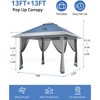 13x13 FT Gazebo Outdoor Canopy Tent, Outdoor Patio Gazebo, with Mosquito Netting, 4 Sandbags & Wheeled Bag, for Backyard - 3 of 4