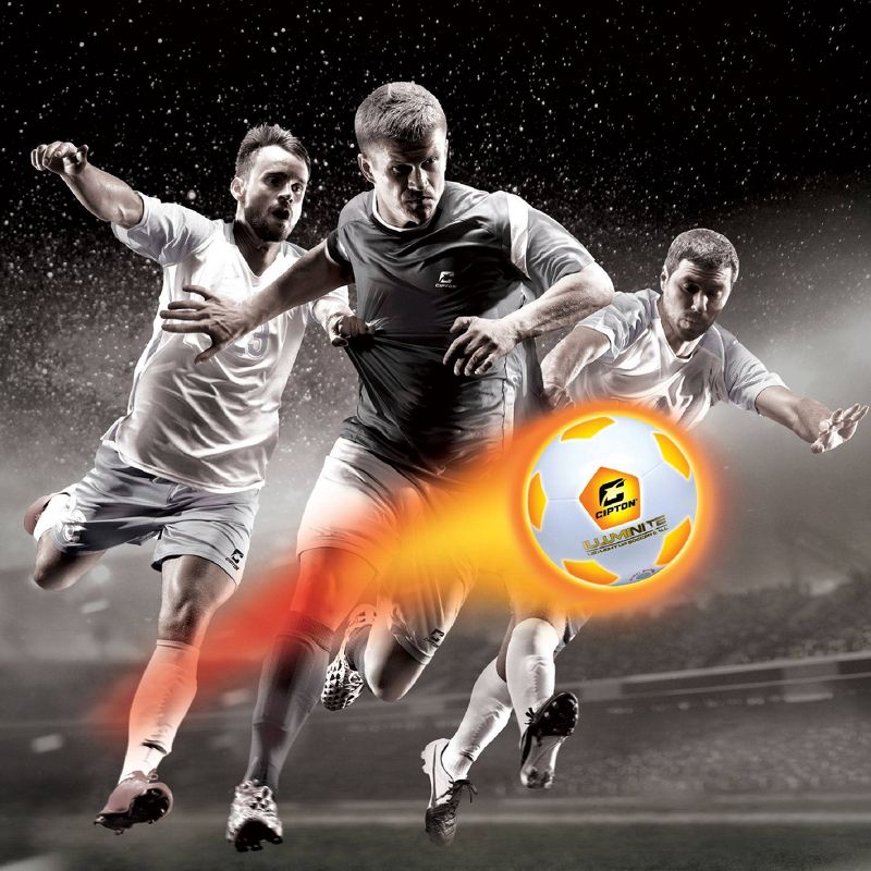 CIPTON LED Rubber Size 5 Soccer Ball - White, 2 of 7