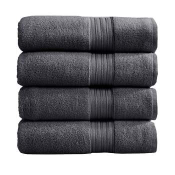 100% Cotton Solid Color Quick Dry Bath Towel Set