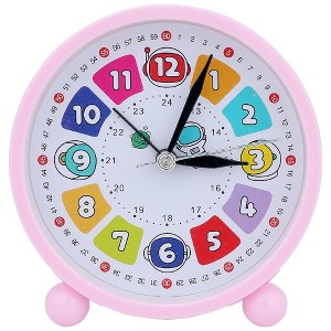 REGALWOVEN Plastic Battery Powered Alarm Cute Design Alarm Clock 4.3"L x 1.6" x 4.3"H 1 Pc - 1 of 4