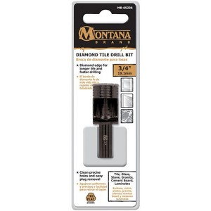 Montana Brand 3/4 in. Alloy Steel Drill Bit 3-Flat Shank 1 pc - 1 of 1