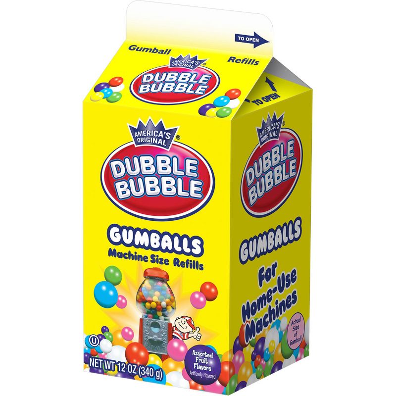 Dubble Bubble Machine Size Refills Gumballs - 12oz, 1 of 9