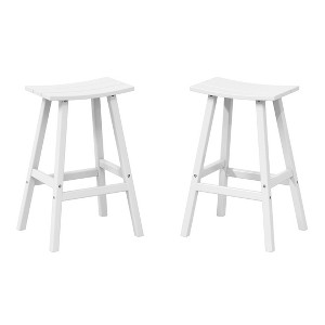 WestinTrends Outdoor Patio Adirondack Counter Height Stool Chair - 1 of 4