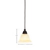 Toltec Lighting Any 1 - Light Pendant in  Dark Granite with 7" Italian Marble Shade - 2 of 2